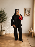 Burkini with red sleeve